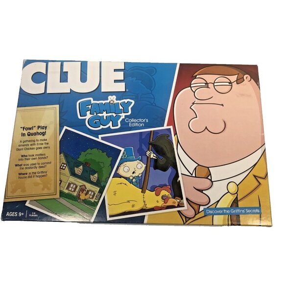 Clue Family Guy Board Game Collector's Edition Hasbro 100% Complete - Picture 1 of 8